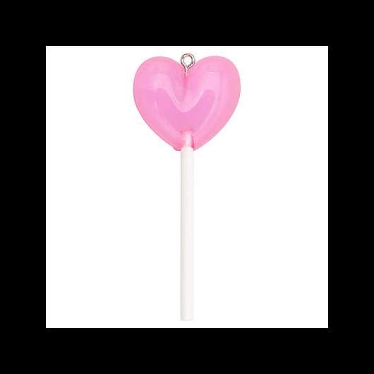 Lollipop pendant heart